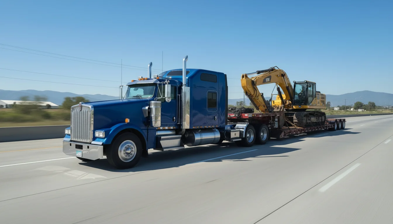 RGN truck dispatch